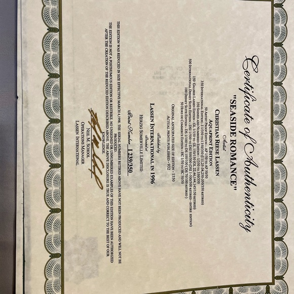 DISNEY Authentic “Seaside Romance” (value $6k) - Picture 2 of 15